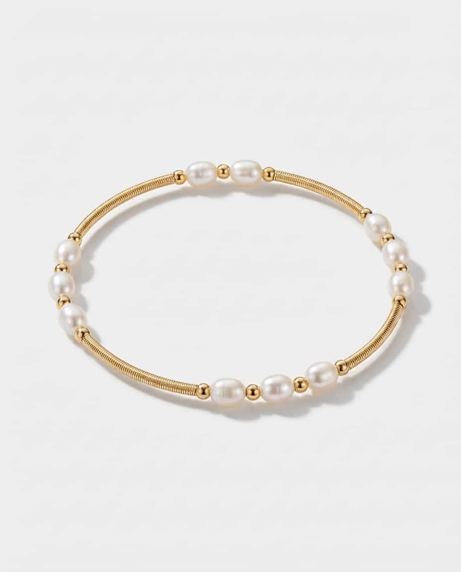 Delicate Handmade Freshwater Pearl Bracelet