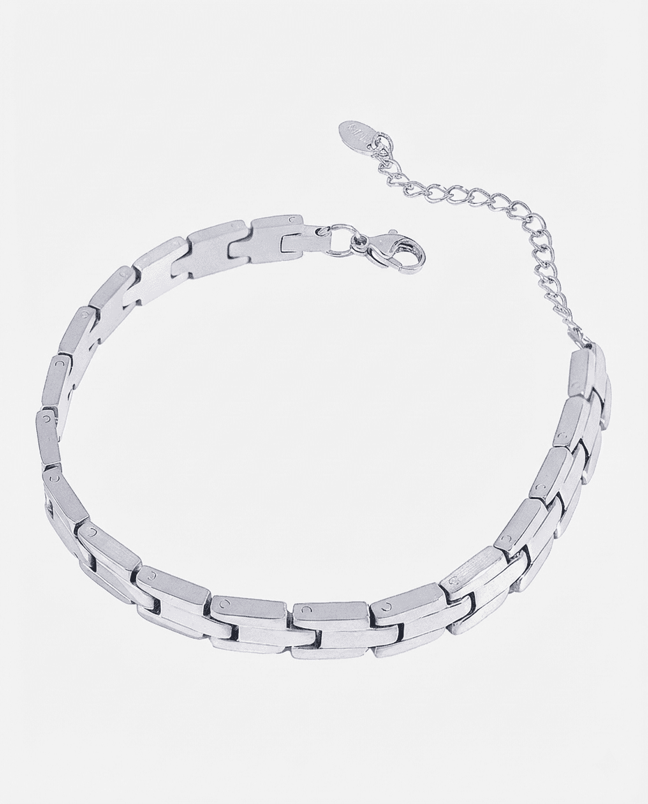 Minimalist Tarnish-Free Watch Link Bracelet - Image 4
